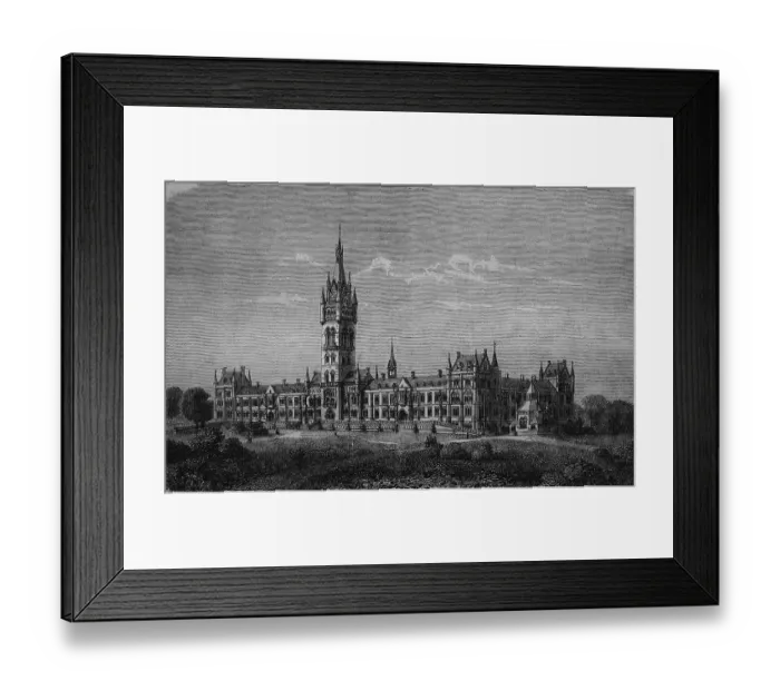 Framed Print : New University of Glasgow, Scotland
