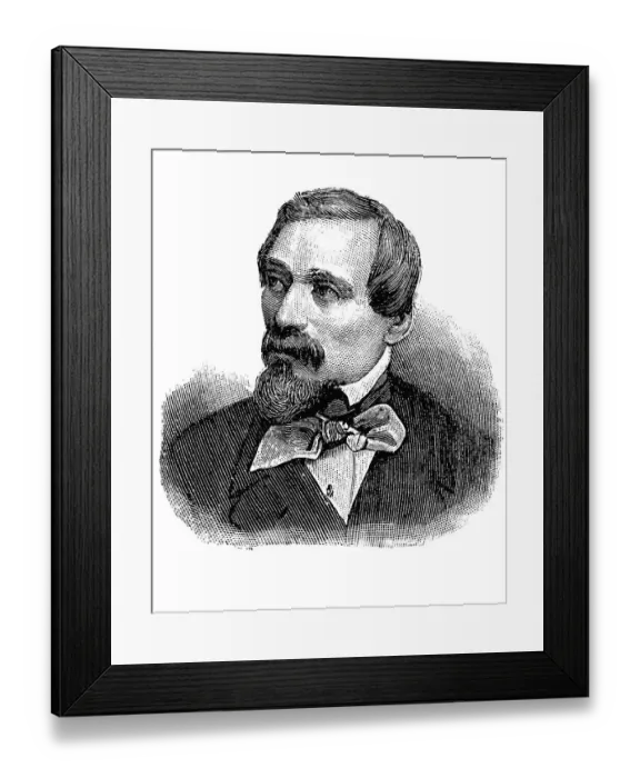 Framed Print : Franz Raveaux, 1810 - 1851, a German revolutionary of the Maerzrevolution revolution Framed Print : Franz Raveaux, 1810 - 1851, a German revolutionary of the Maerzrevolution revolution