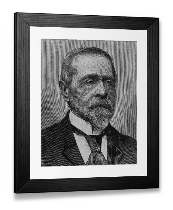 Framed Print : Moritz Edler von Mayfeld, 1817-1904 Framed Print : Moritz Edler von Mayfeld, 1817-1904