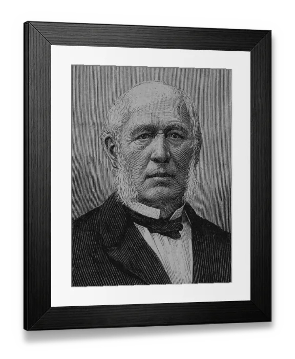 Framed Print : Hermann Henrich Meier, also known as Hermann Heinrich Meier or H