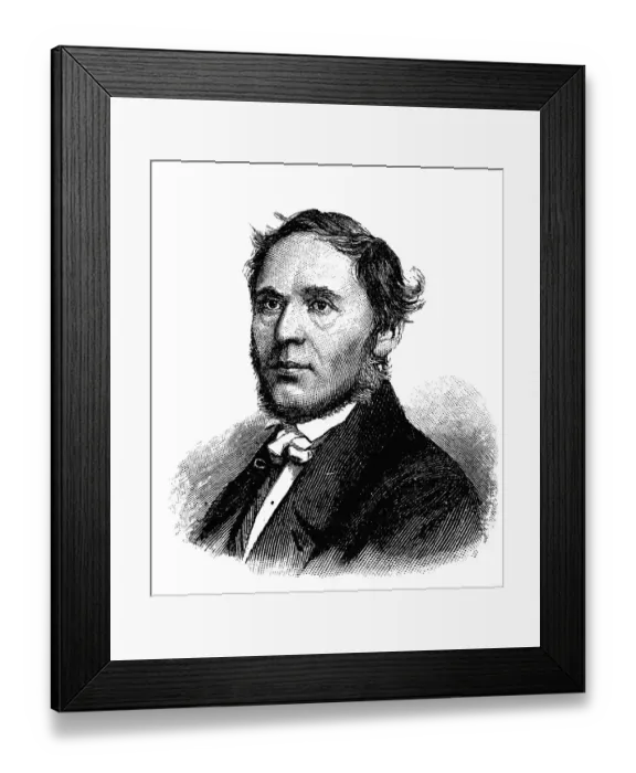 Framed Print : Franz Sylvester Jordan, 1792 - 1861