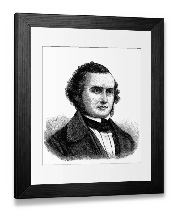 Framed Print : Carl Gotthelf Todt or Carl Gottlob Todt