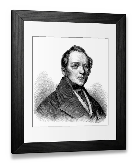 Framed Print : Leopold von Baden, 1790-1852, Grand Duke of Baden from 1830 until his death