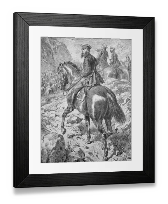 Framed Print : Joseph Vladimirovich Gurko, 1828-1901
