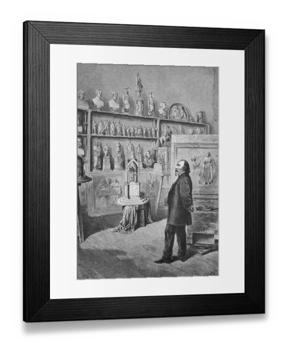 Framed Print : Johann Friedrich Drake, 1805-1882 Framed Print : Johann Friedrich Drake, 1805-1882