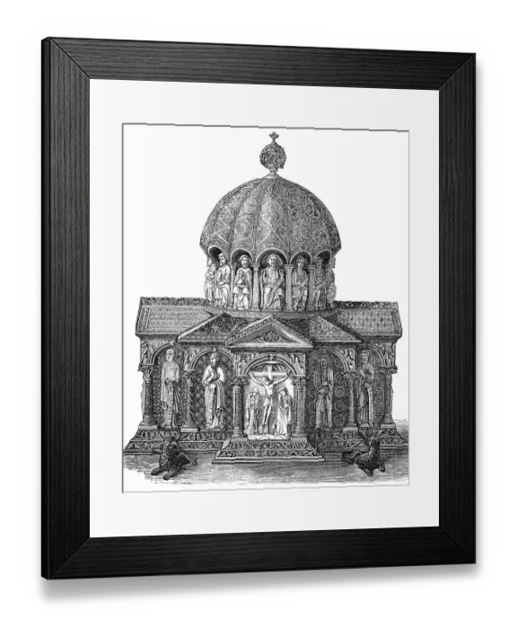 Framed Print : Pearl of the Guelph Treasure, treasure relics of Brunswick Cathedral