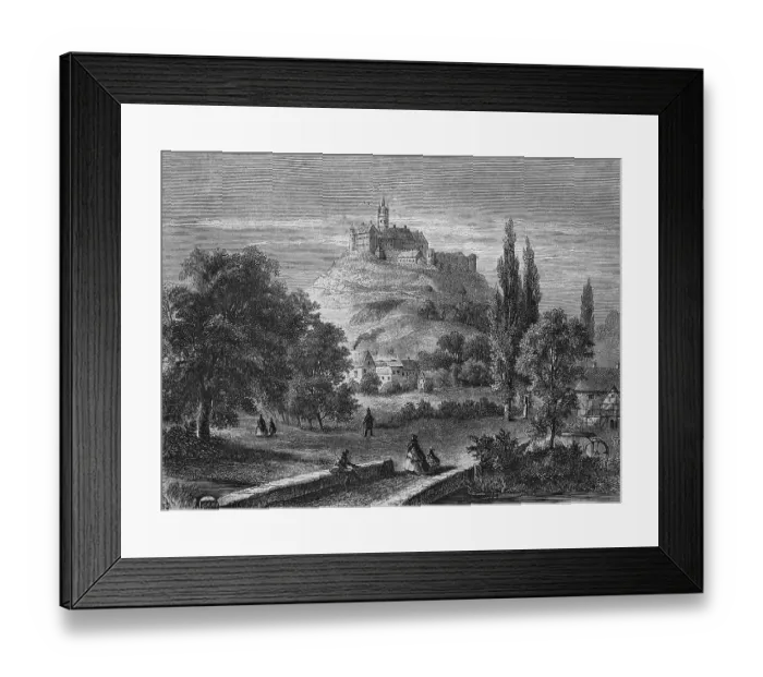 Framed Print : Burg Ronneburg Castle, Hesse, Germany