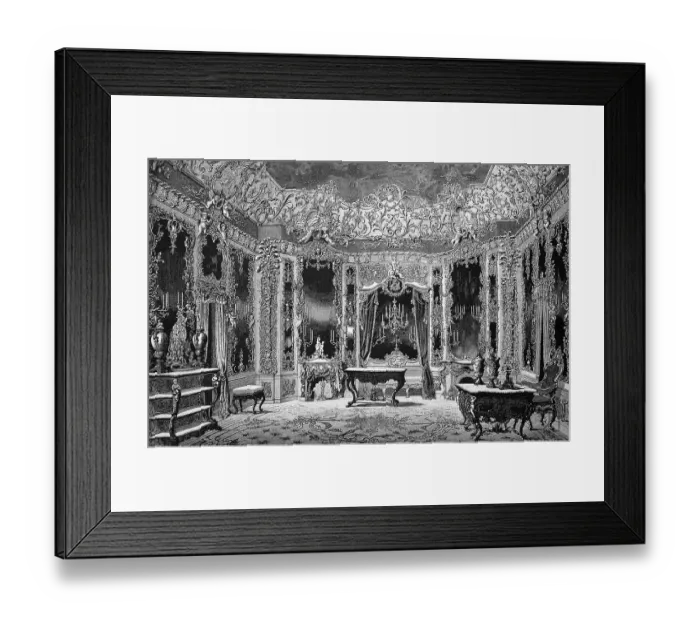 Framed Print : Hall of Mirrors in Schloss Linderhof Palace Framed Print : Hall of Mirrors in Schloss Linderhof Palace