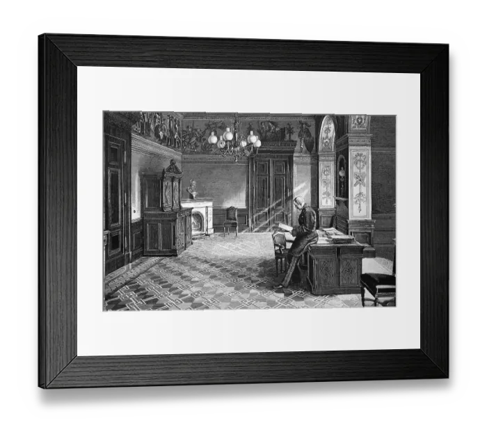 Framed Print : Otto Julius Graf von Moltke, 1847 - 1928