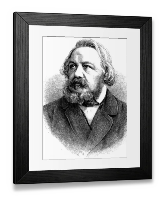 Framed Print : Hermann Ferdinand Freiligrath, 1810 - 1876 Framed Print : Hermann Ferdinand Freiligrath, 1810 - 1876