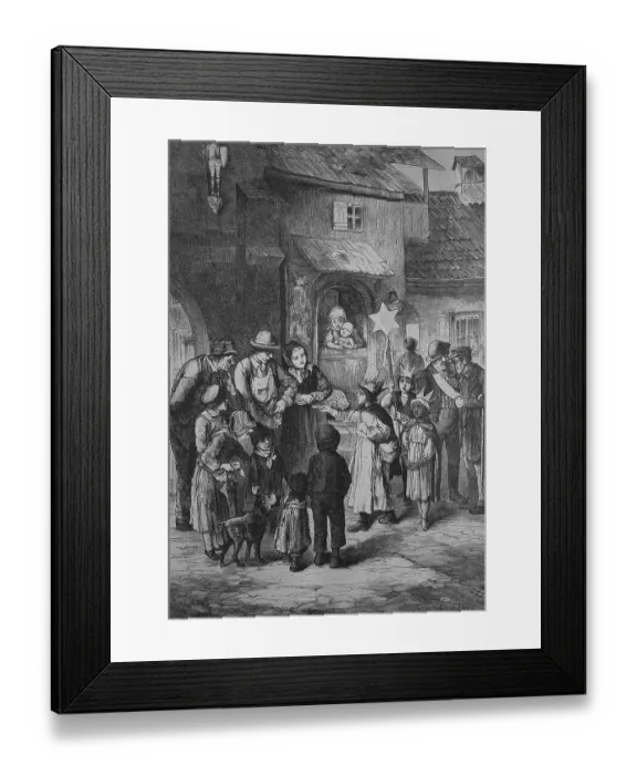 Framed Print : The Magi or Three Kings, historical engraving Framed Print : The Magi or Three Kings, historical engraving