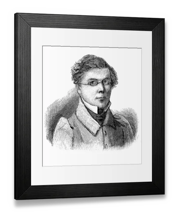 Framed Print : Fritz Reuter, 1810 - 1874, actually Heinrich Ludwig Christian Friedrich Reuter Framed Print : Fritz Reuter, 1810 - 1874, actually Heinrich Ludwig Christian Friedrich Reuter