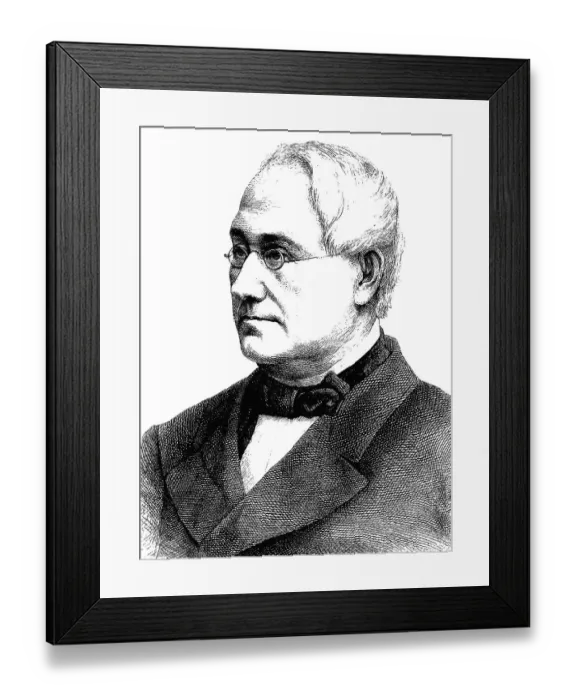 Framed Print : Carl Wilhelm Otto Koch, 1810 - 1876