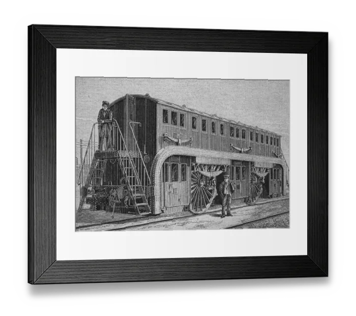 Framed Print : Railway carriage, System Estrada Framed Print : Railway carriage, System Estrada