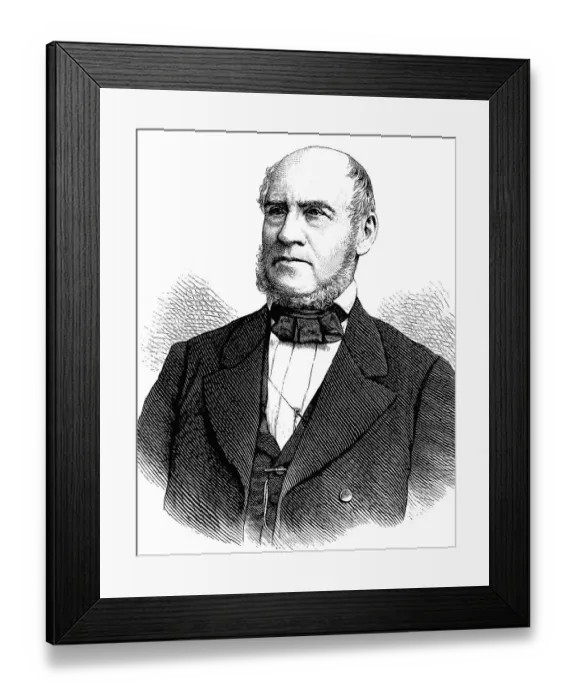 Framed Print : August Reichensperger, 1808 - 1895 Framed Print : August Reichensperger, 1808 - 1895