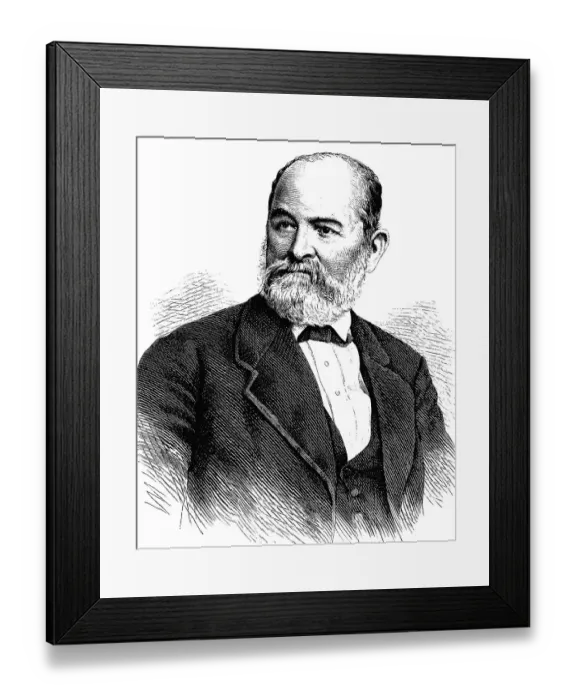 Framed Print : Ernst Julius Haehnel, 1811 - 1891 Framed Print : Ernst Julius Haehnel, 1811 - 1891