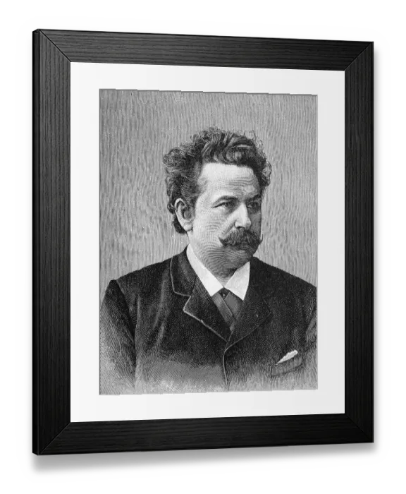 Framed Print : Max Staegemann, 1843 - 1905, a German actor Framed Print : Max Staegemann, 1843 - 1905, a German actor