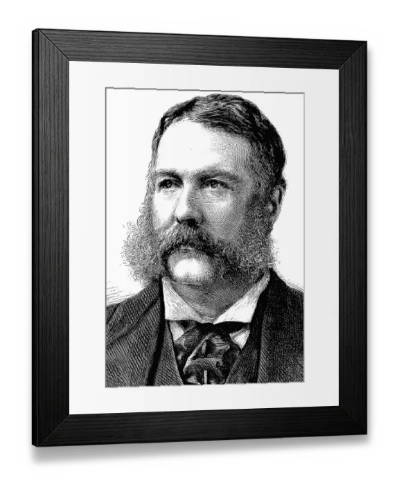 Framed Print : Chester Alan Arthur, 1829 - 1886