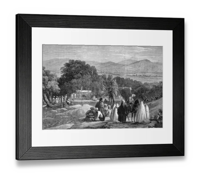Framed Print : Grave of the Emperor Baber in Kabul Framed Print : Grave of the Emperor Baber in Kabul