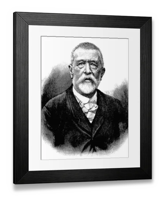 Framed Print : Arnold Boecklin, 1827 - 1901, a Swiss painter