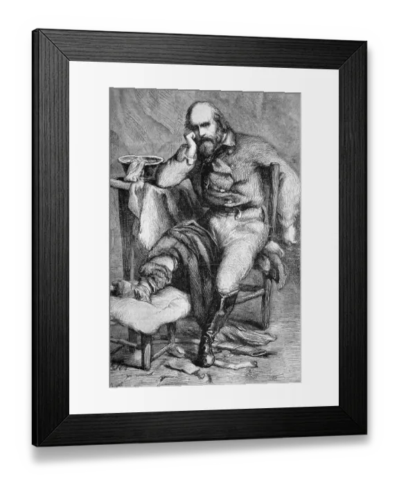Framed Print : Giuseppe Garibaldi, 1807 - 1882