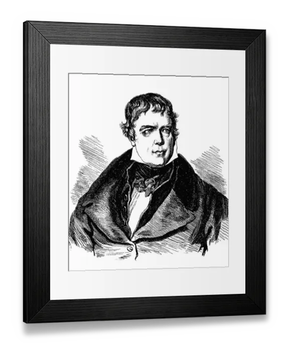 Framed Print : Sir Walter Scott, 1st Baronet of Abbotsford