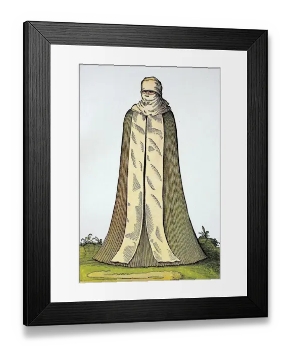 Framed Print : Widow's costume, costume book by Weigel Framed Print : Widow's costume, costume book by Weigel