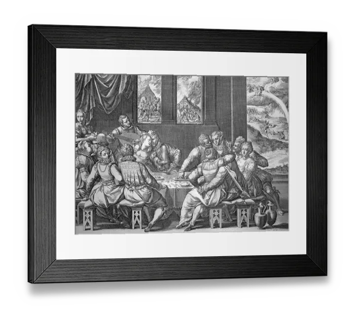 Framed Print : Courtly life in France at the time of Catherine de Medici Framed Print : Courtly life in France at the time of Catherine de Medici