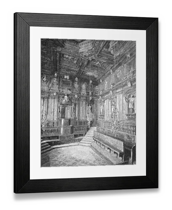 Framed Print : Lyceum of anatomy in the old university of Bologna Framed Print : Lyceum of anatomy in the old university of Bologna