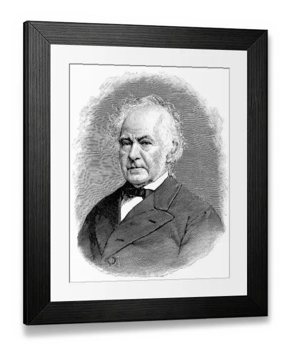 Framed Print : Heinrich Leberecht Fleischer, 21 February 1801