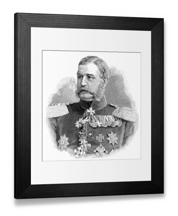Framed Print : Max Ferdinand Karl von Boehn, 16 August 1850