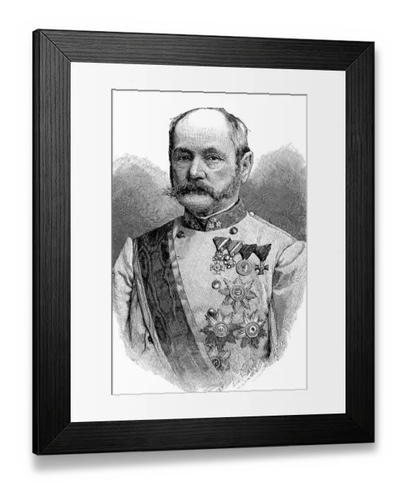 Framed Print : Ferdinand Freiherr von Bauer, 7 March 1825