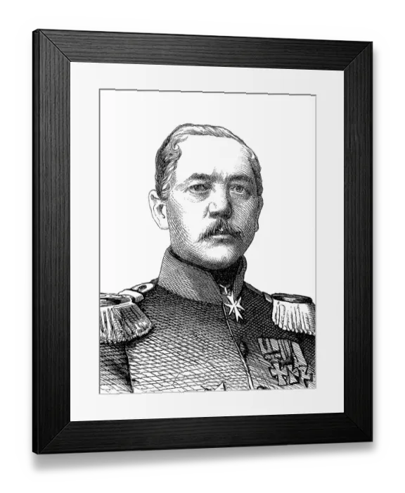 Framed Print : Konstantin Bernhard von Voigts-Rhetz
