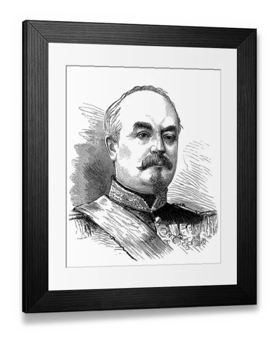 Framed Print : Francois Achille Bazaine, 13 February 1811