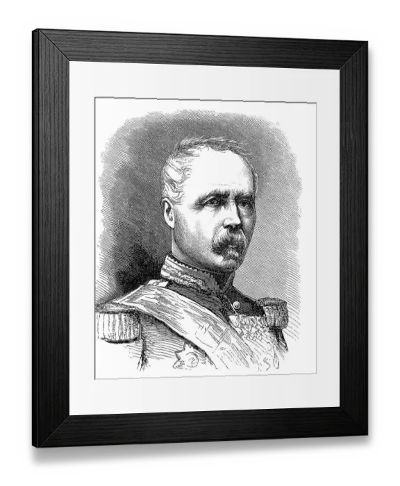 Framed Print : The President-Marshal Marie Esme Patrice Maurice