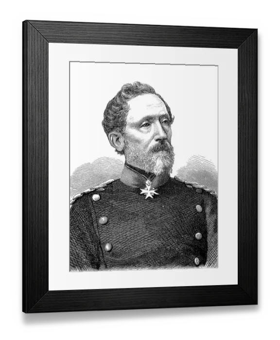Framed Print : Karl Konstantin Albrecht Leonhard von Blumenthal