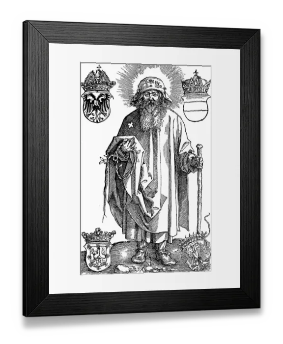 Framed Print : St. Coloman, patron of the Austrian nation Framed Print : St. Coloman, patron of the Austrian nation