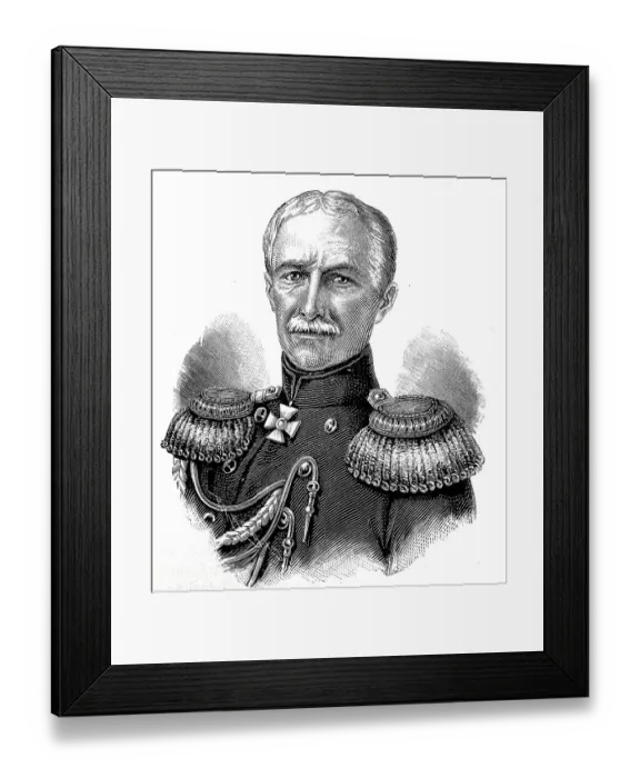 Framed Print : Prince Menzikof or Menshikov, commander of the Russian army of the Crimea Framed Print : Prince Menzikof or Menshikov, commander of the Russian army of the Crimea