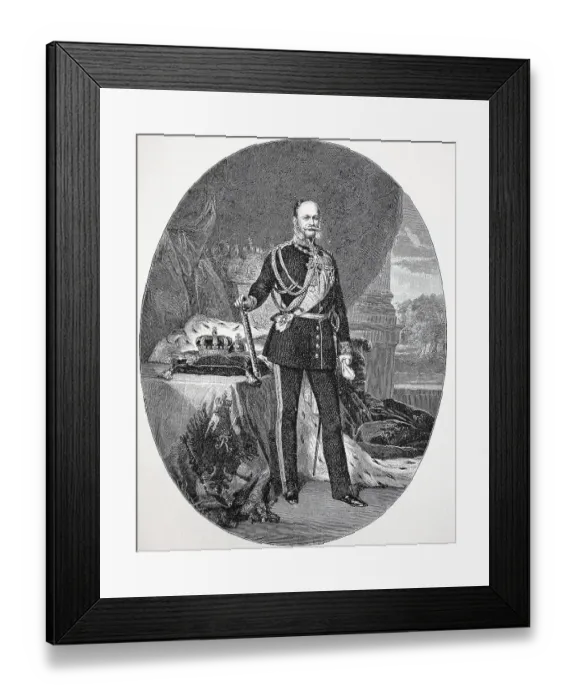 Framed Print : William I, March 22, 1797 as Wilhelm Friedrich Ludwig of Prussia in Berlin Framed Print : William I, March 22, 1797 as Wilhelm Friedrich Ludwig of Prussia in Berlin