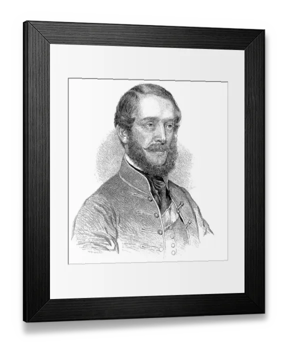 Framed Print : Louis Kossuth, 19 September 1802