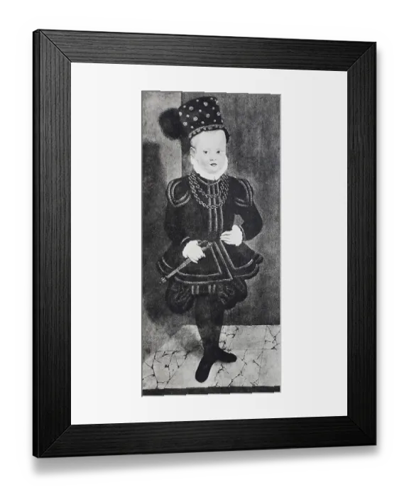 Framed Print : Fashion look at the saxon court in the reformation