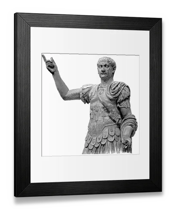 Framed Print : Trajan, 18 September 53, , 8 August 117 Framed Print : Trajan, 18 September 53, , 8 August 117