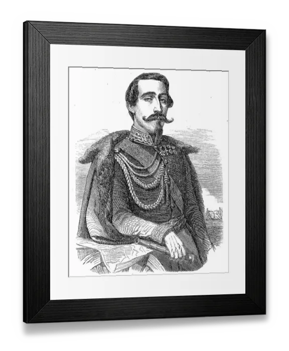 Framed Print : Alfonso Ferrero, Cavaliere La Marmora
