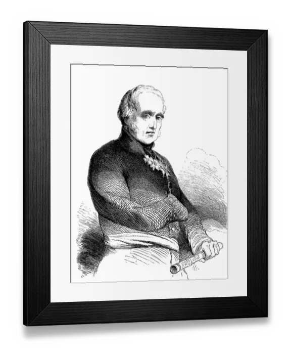 Framed Print : Field Marshal FitzRoy James Henry Somerset Framed Print : Field Marshal FitzRoy James Henry Somerset