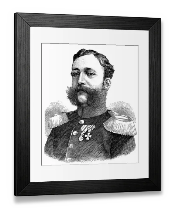 Framed Print : Potrait of Prince Louis William Augustus of Baden Framed Print : Potrait of Prince Louis William Augustus of Baden