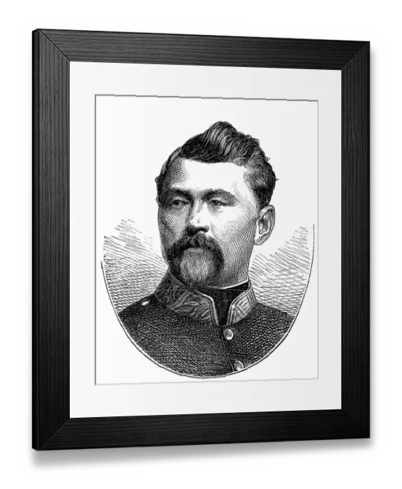 Framed Print : Portrait of Baron Ludwig Samson Heinrich Arthur of and to the Tann-Rathsamhausen