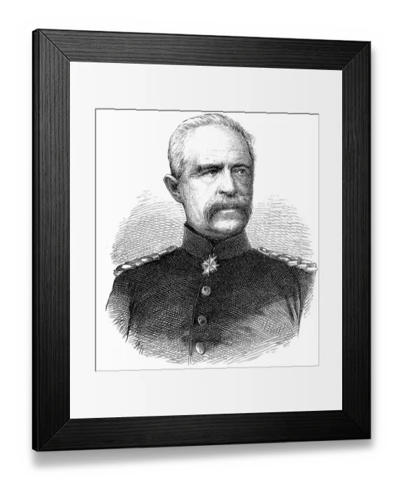 Framed Print : Adolf Albert Ferdinand Karl Friedrich von Bonin