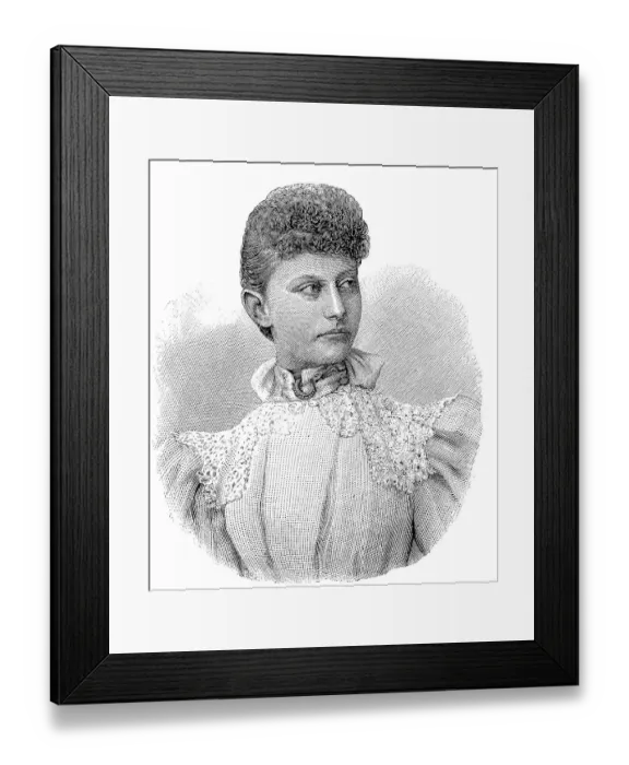 Framed Print : Princess Feodora Victoria Adelaide of Hohenlohe-Langenburg Framed Print : Princess Feodora Victoria Adelaide of Hohenlohe-Langenburg