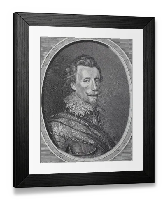Framed Print : Ernst Graf von Mansfeld, c. 1580