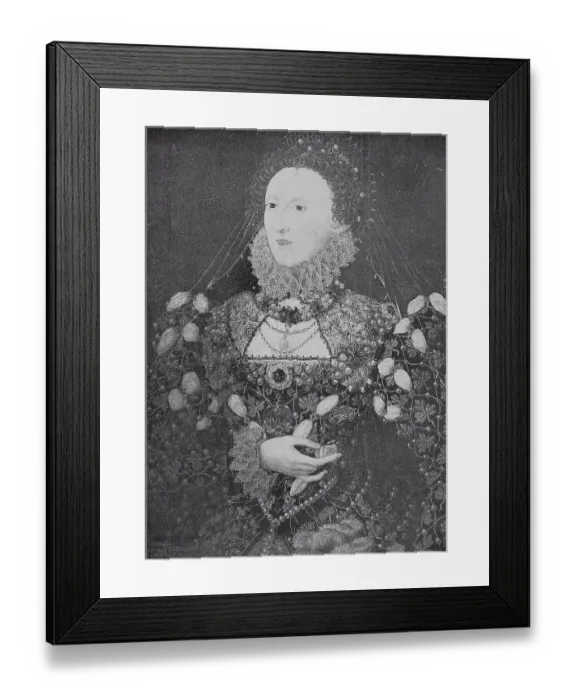 Framed Print : Elizabeth I, 7 September 1533, 24 March 1603
